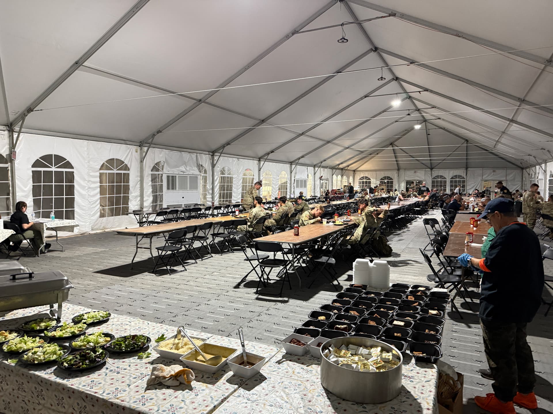 Image of Mission: Hurricane Helene | Dining Facility at Perry Airport